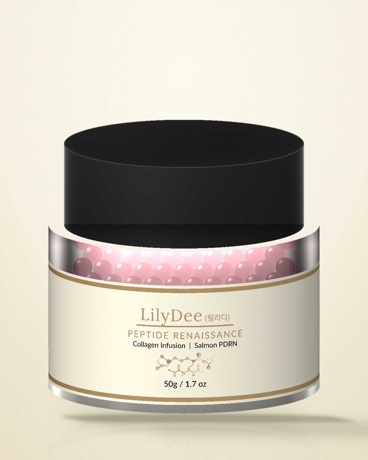 LilyDee Peptide Renaissance Advanced Collagen Capsule Cream jar